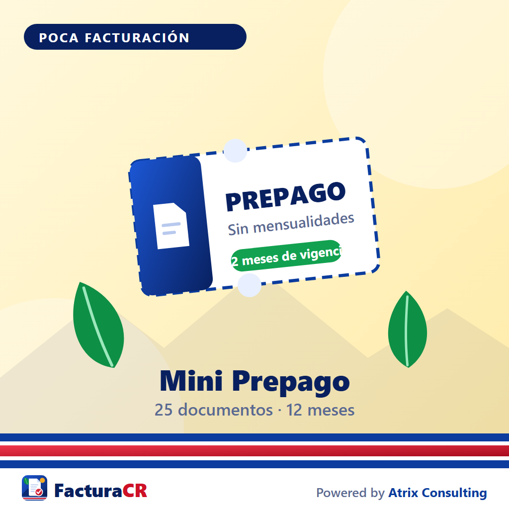 [FE-MINI_PREPAGO] Facturación Electrónica — Plan Mini Prepago